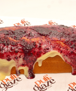 Glazed Lemon Blueberry Cake Loaf