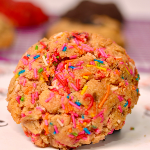 Birthday cake cookies